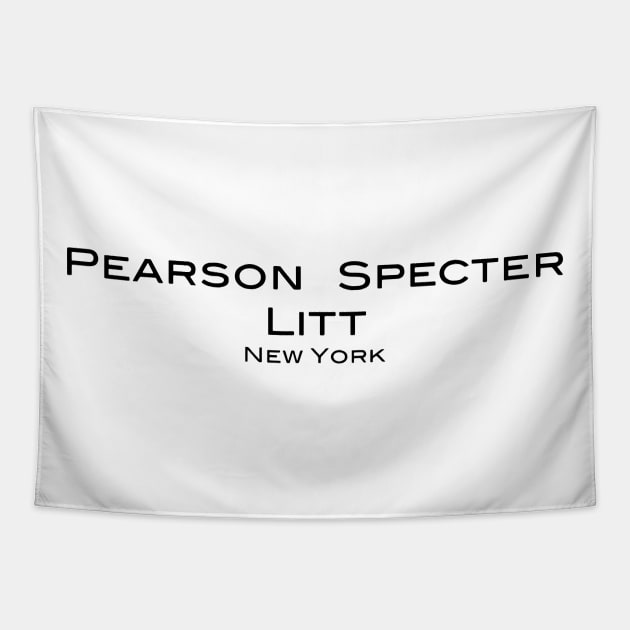 Suits - Pearson Specter Litt - Logo Tapestry by olivergraham