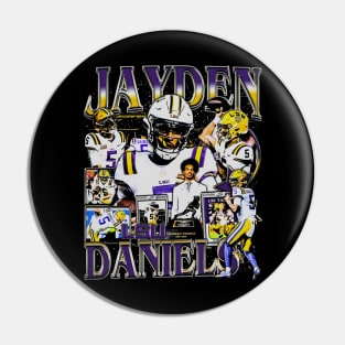 Jayden Daniels College Vintage Bootleg Pin