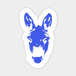 Blue Democratic Donkey Gifts Magnet