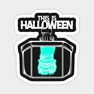 This is Halloween Hatbox Magnet