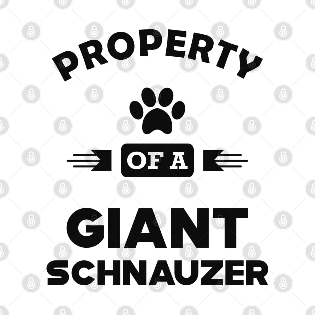 Giant Schnauzer - Property of a giant schnauzer by KC Happy Shop