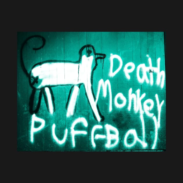 Death Monkey Puffball Teal by Death Monkey Puffball