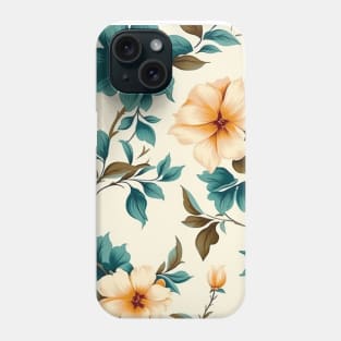 8. Vintage Retro Floral Pattern Artdeco Abstract Delicate Elegance Aesthetic Flowers Spring Phone Case