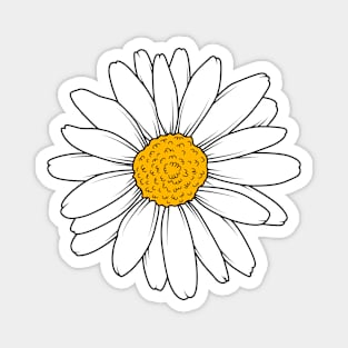 Daisy Flower for Women Wildflower Magnet