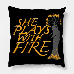 Fire Dancer Pillow