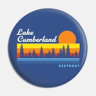 Lake Cumberland Kentucky Lake Cumberland Fishing Retro Pin