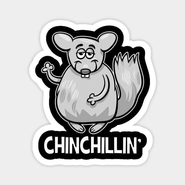 Chinchillin Chinchilla Magnet by Crazy Collective
