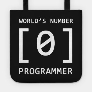 World number 0 Programmer - Funny Developer Tote