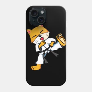 Cute Karate Fighting Fox/Wolf Animal Phone Case
