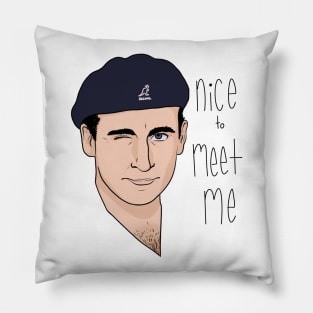 Date Mike; nice to meet me Pillow