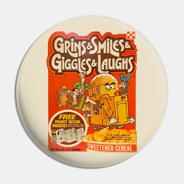 Grins & Smiles & Giggles & Laughs Pin by offsetvinylfilm