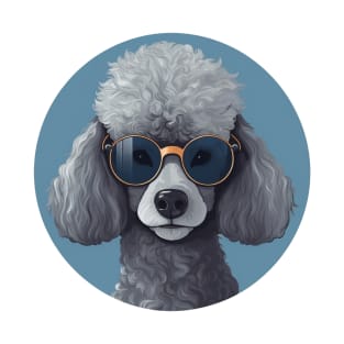 Cute Poodle With Sunglasses T-Shirt