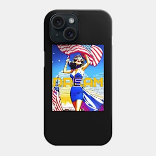 american dream lady Phone Case