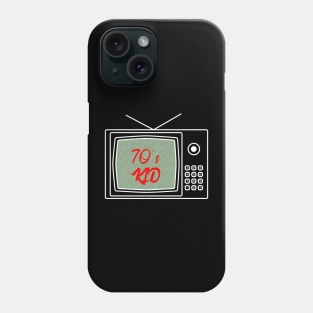 70´s kid tv retro Phone Case