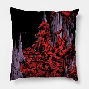 Elxarr Mountain Forest Pillow