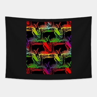 Rainbow Alien Tapestry