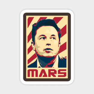 Elon Musk Mars Magnet