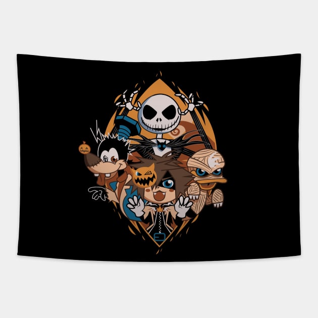 This is Halloween Tapestry by Domichan