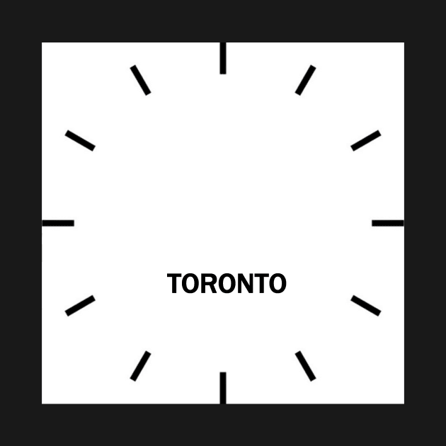 Toronto Time Zone Wall Clock by ghjura
