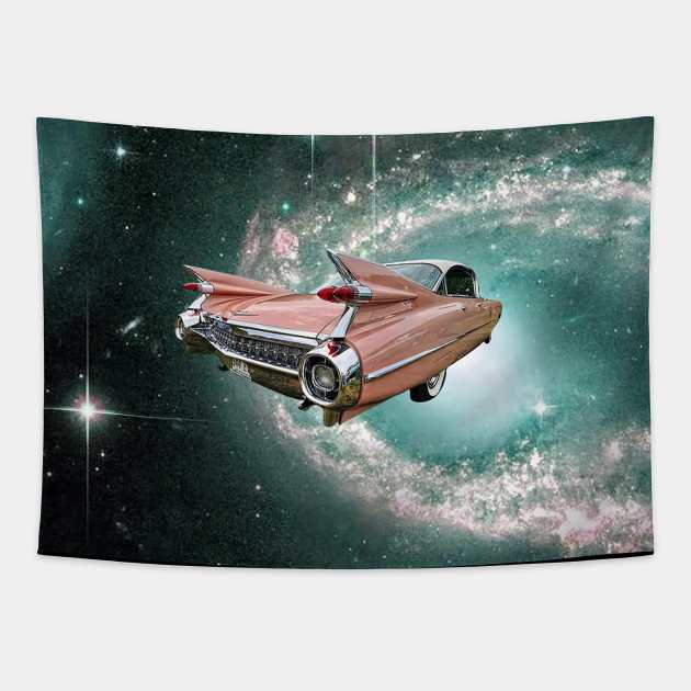 Space travel Tapestry by cosmiceden