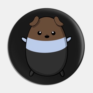 Cute guinea pig with tri-colour fur, brown, blue, black, kawaii guinea pig, guinea pig, Pin