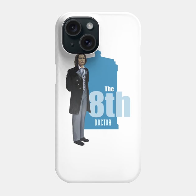 The 8th Doctor: Paul McGann Phone Case by Kavatar