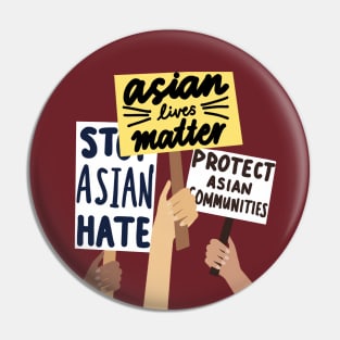 asian lives matter Pin