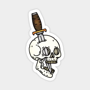 Skull and Dagger Magnet