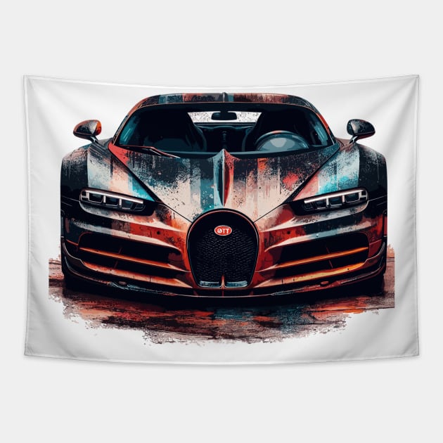 Bugatti Veyron Tapestry by Vehicles-Art