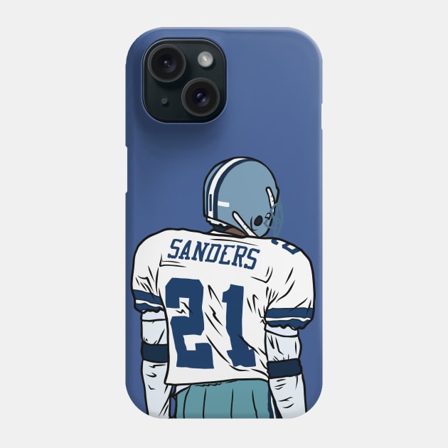 Deion Sanders Back-To Phone Case by rattraptees