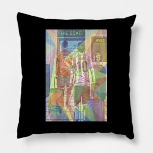 The Goat Mosaic Shine Pop Art Pillow