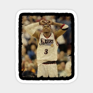 Allen Iverson in Philadelphia 76ers Magnet