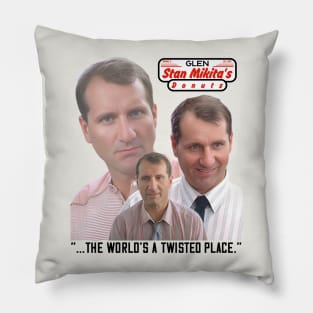 STAN MIKITA'S DONUTS, Glen the Manager Pillow