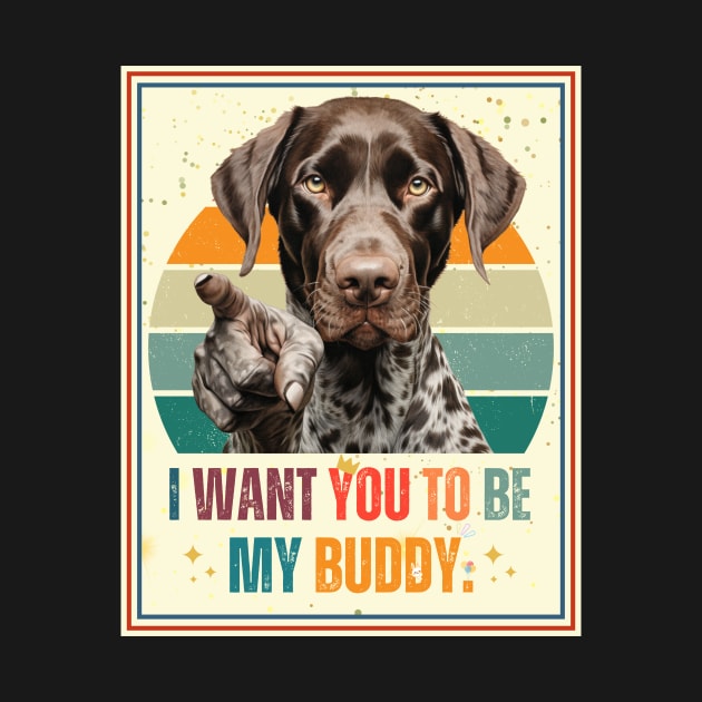 German Shorthaired Pointers i want you pointing style by NivestaMelo
