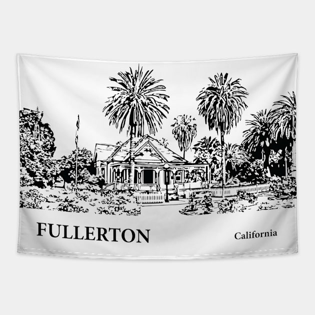 Fullerton - California Tapestry by Lakeric