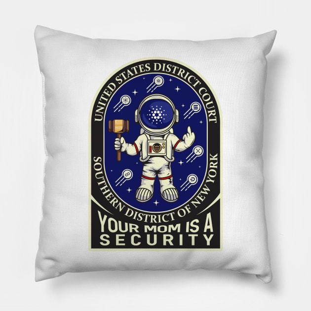 Cardano / Crypto v SEC Pillow by SKNH