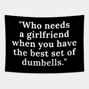 Dumbell Tapestry