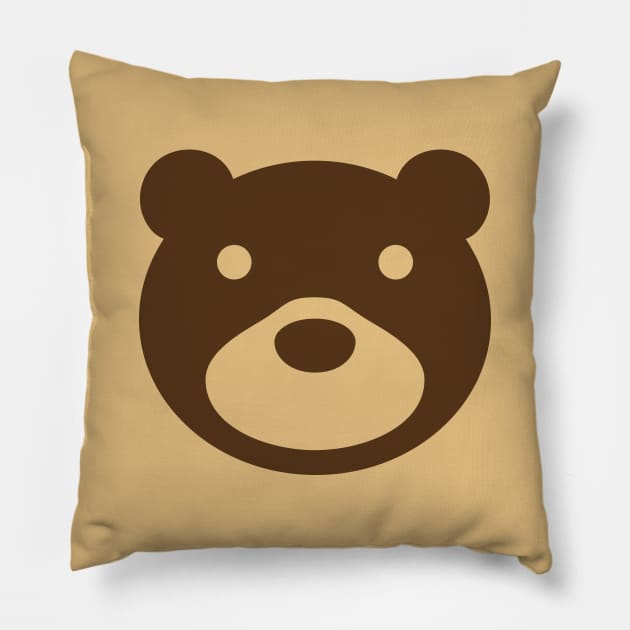 Brown (Bear) Bag Pillow by bitethehippo