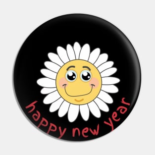 New Year Smile - Daisy Pin