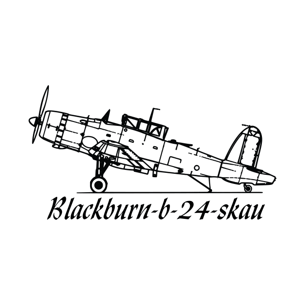 Blackburn b 24 skau Aircraft by OssiesArt