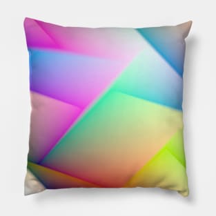 Geometric Futures #1 - Repeat Pattern Modular Synth Art Pillow