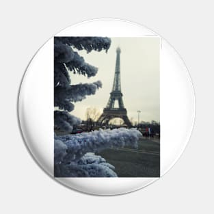 Christmas Paris Pin