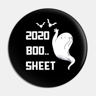 2020 boo sheet funny ghost Halloween gift Pin