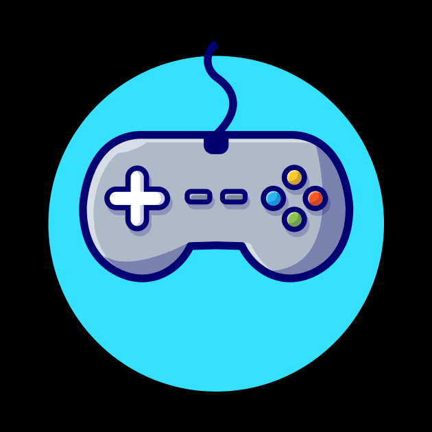 Joystick Cartoon Vector Icon Illustration (2) by Catalyst Labs