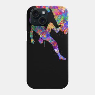 Climber watercolor art Phone Case