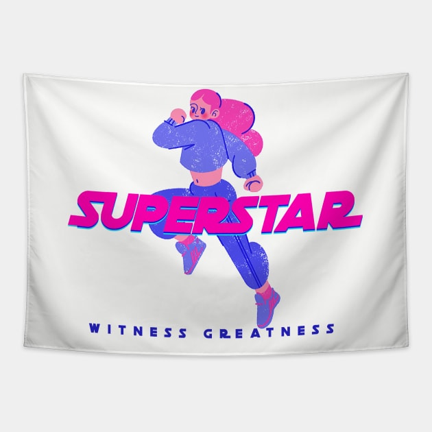 SUPERSTAR - Witness Greatness Tapestry by PersianFMts