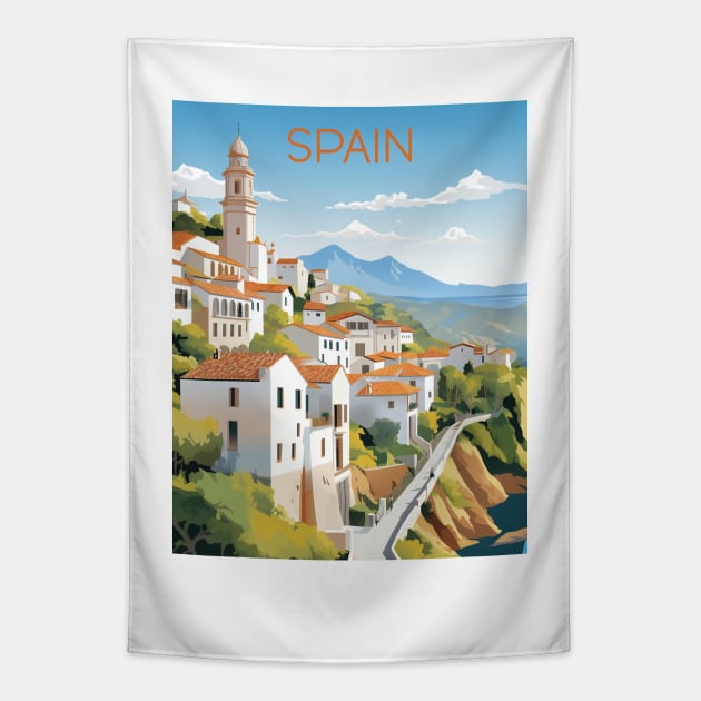 SPAIN Tapestry by MarkedArtPrints