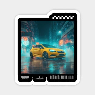 OPEL astra car1 Magnet