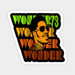 Stevie Wonder 73 // Retro Style Magnet