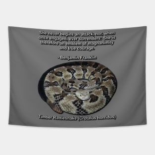 Timber Rattlesnake Tapestry